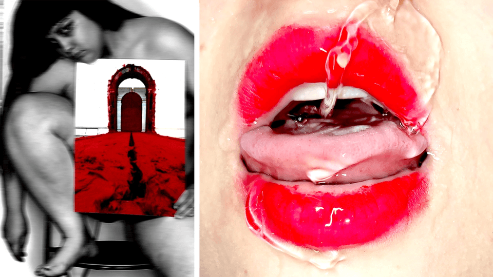Mariana Malta's Inside of Me (Self-Portrait+Anish Kapoor) Thirst and Pleasure (Self-Portrait)
