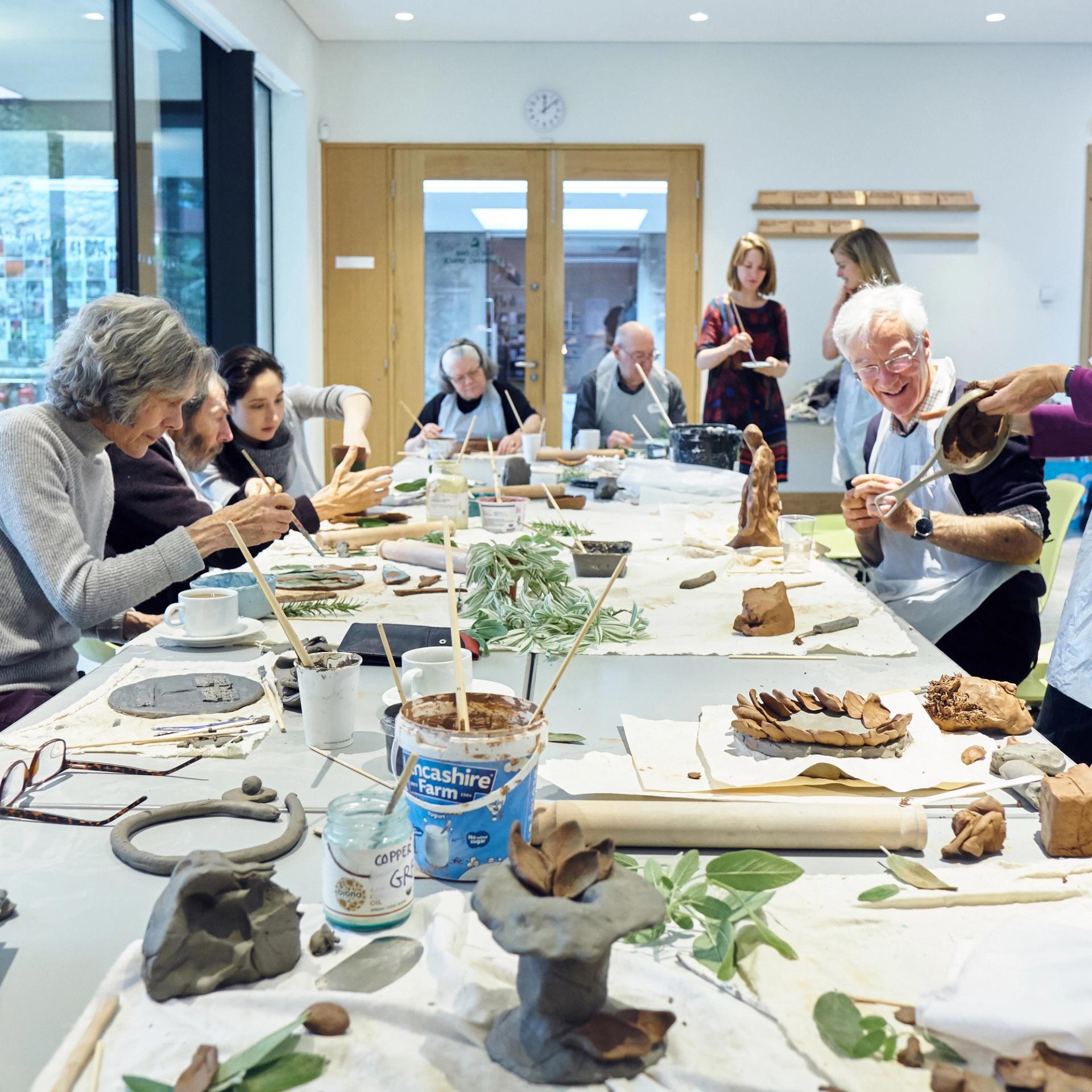 Engaging through materials: Collaboration, Community and Communication with ceramics and glass