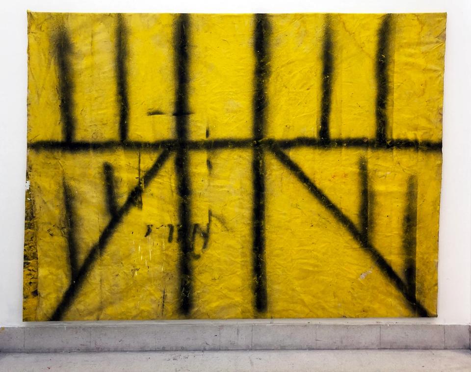 Jukka Virkkunen's Twin Poles on Yellow (Field)