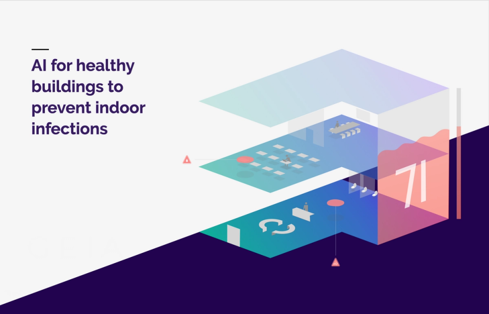 Building health 3D model — Data on the building's state of health is aggregated and visualised as a real-time 3D model
