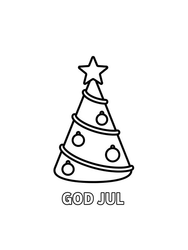Juletre med stjerne og kuler, underkategori