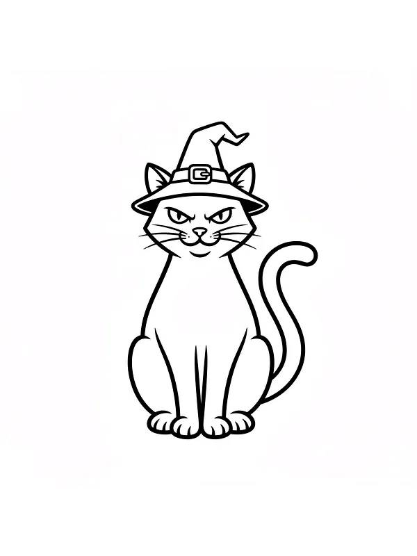 Kat med heksehat