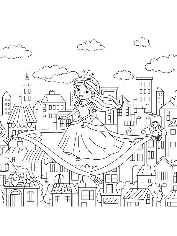 Prinsesse på flygende teppe, underkategori