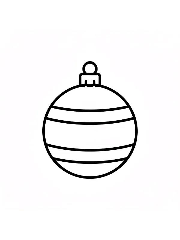 Julekule med strekmønster, underkategori