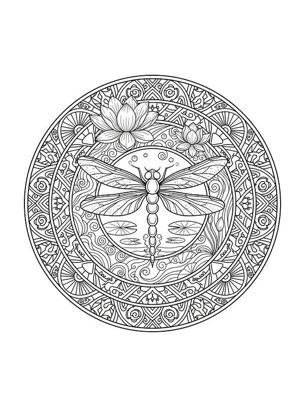 Øyenstikker med mandala
