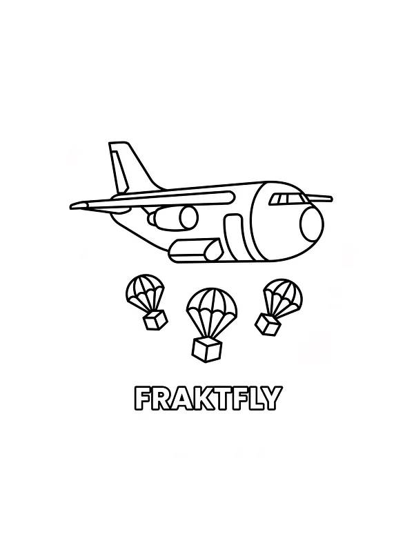 Fraktflygplan med fallskärmspaket, underkategori