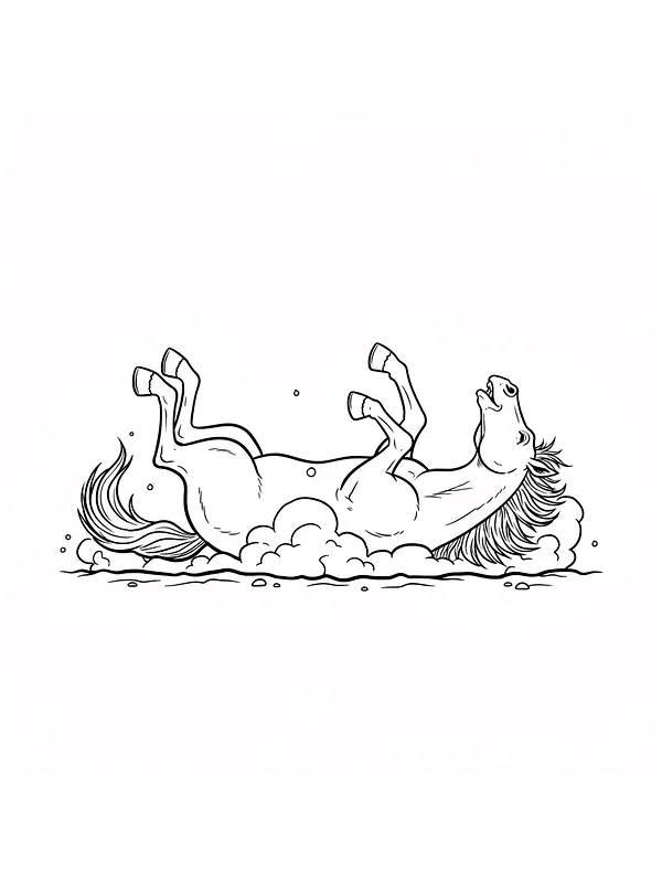 Hest ruller på bakken, underkategori