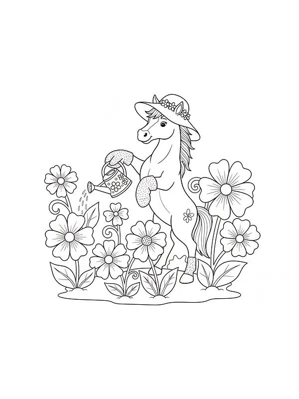 Ponnik med blomstervanning, underkategori
