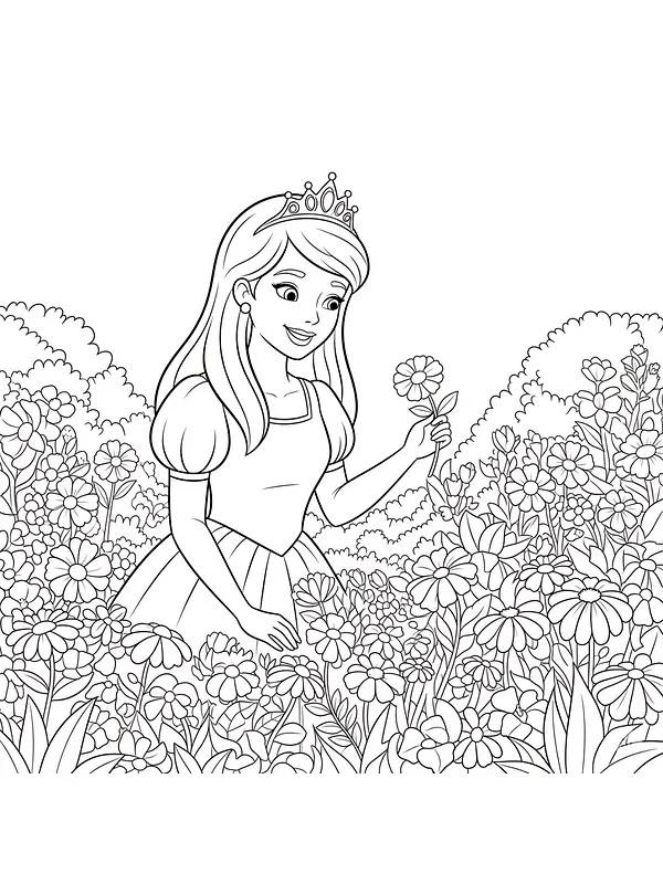 Prinsesse i blomsterhage, underkategori