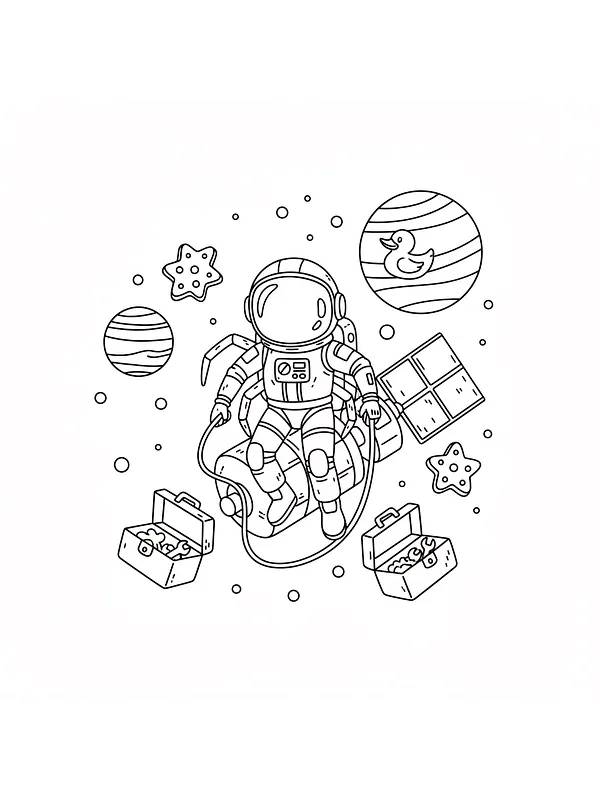 Astronaut blandt planeter, underkategori