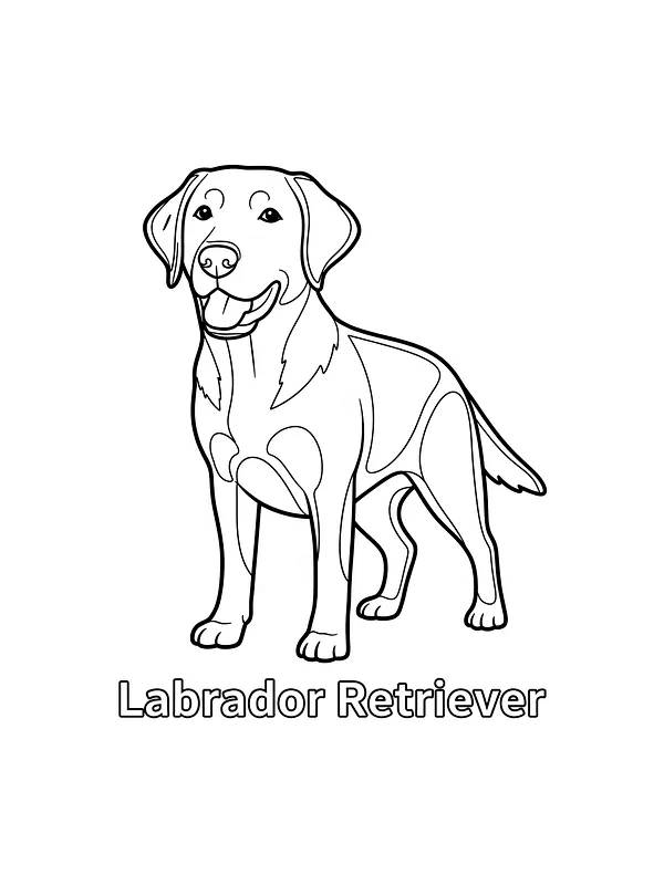 Labrador Retriever-tegning, underkategori
