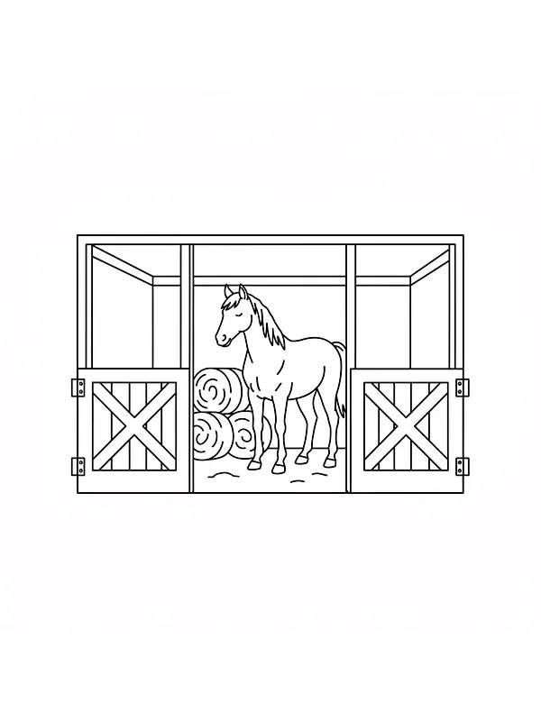 Hest i stall, underkategori