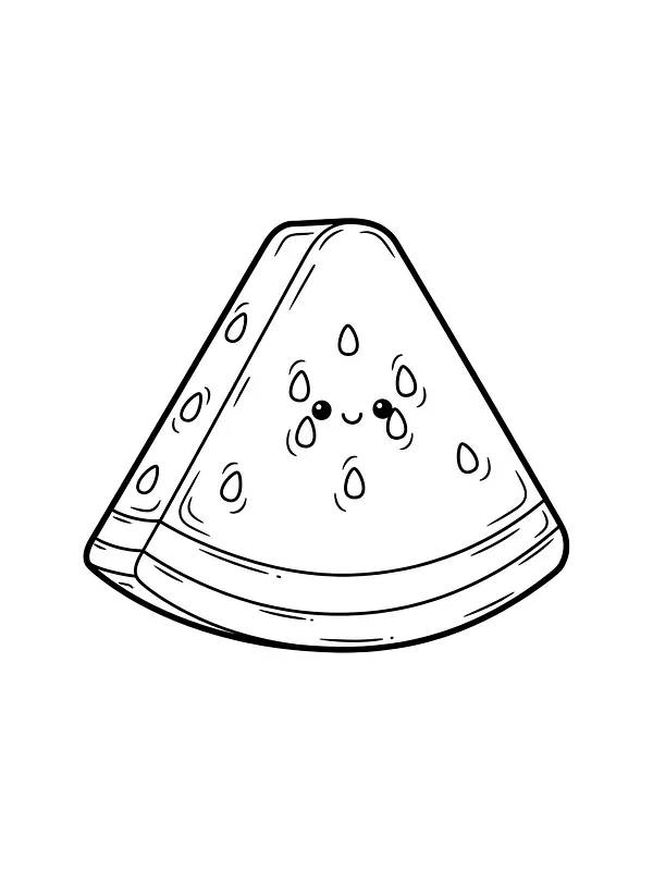 Glad vandmelonskive