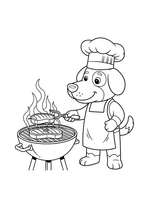 Hund med kokkelue griller, underkategori