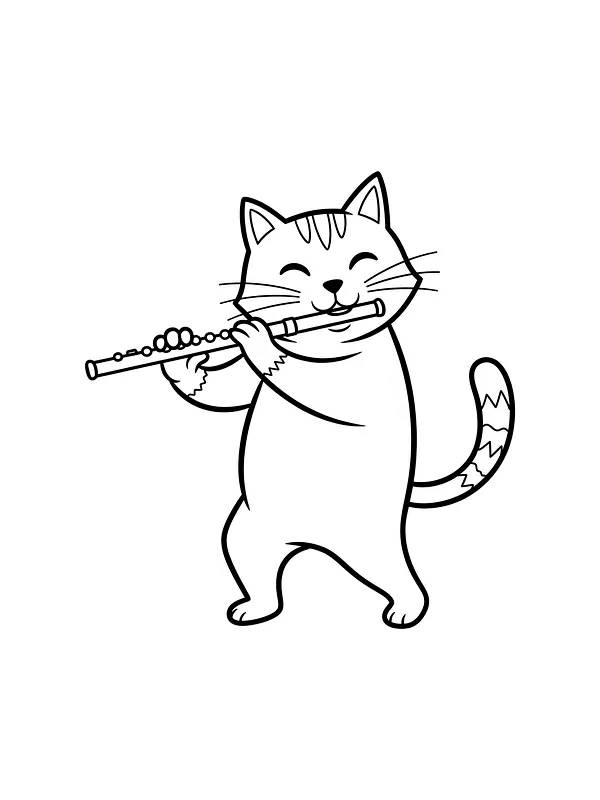 Katt som spiller fløyte, underkategori