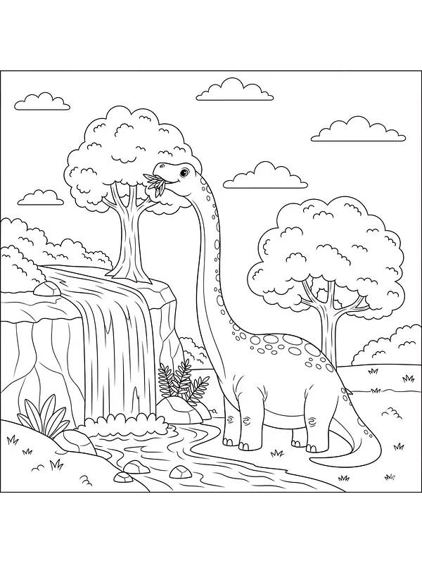 Dinosaur ved foss, underkategori