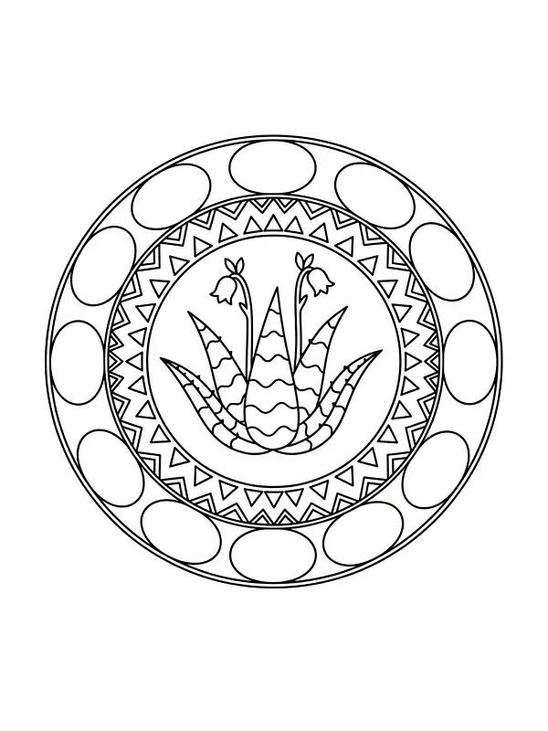 Mandala mit Blumen, Unterkategorie