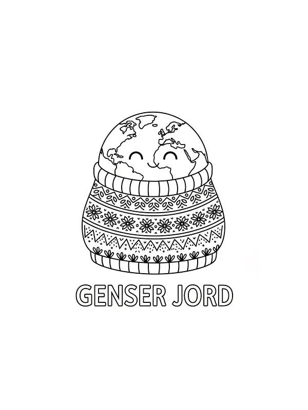 Jordklode med sweater