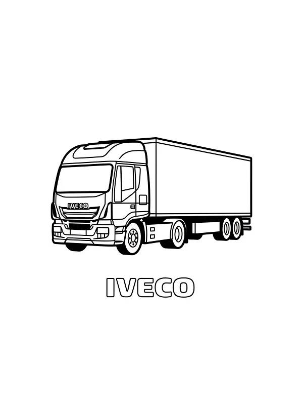 Iveco lastebil for fargelegging, underkategori