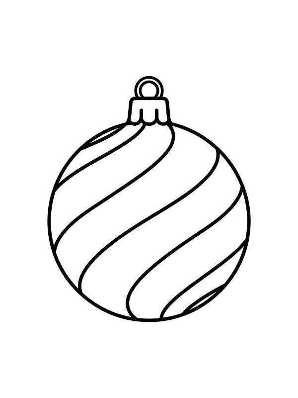 Julekule med spiralmønster, underkategori