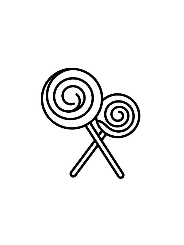 Slikkepinner med spiral