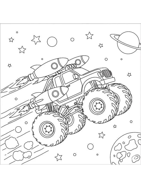 Monster truck i verdensrommet