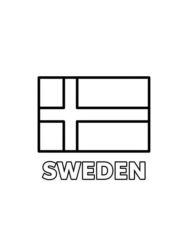 Sveriges flagga
