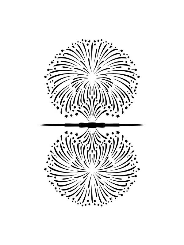 Symmetrisk fyrverkeri