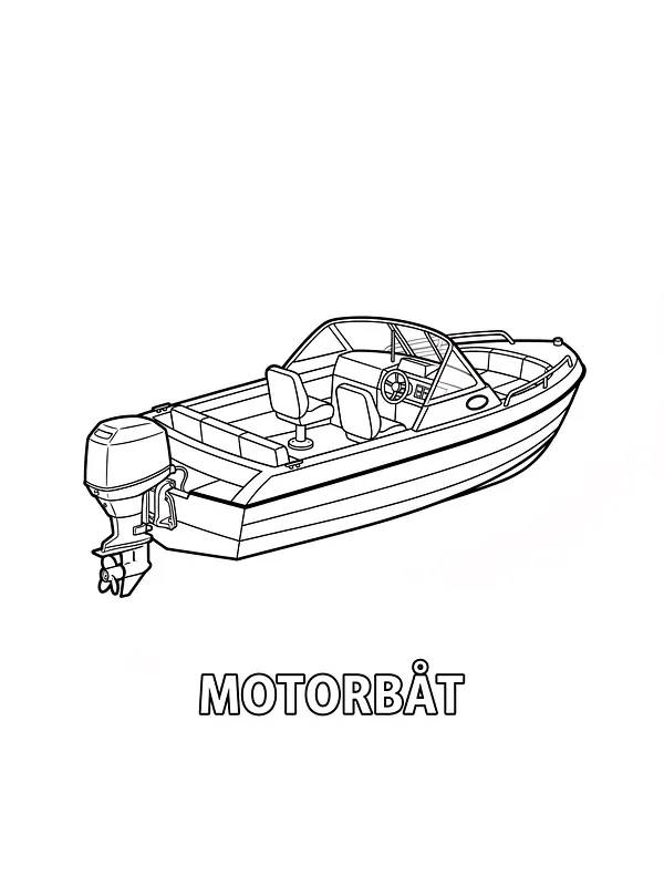 Motorboot bereit zum Ausmalen, Unterkategorie