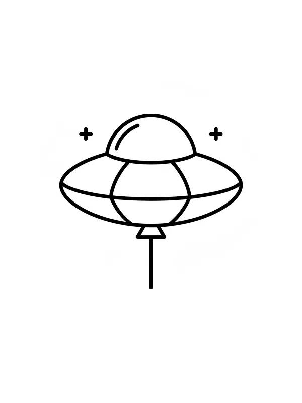 UFO i enkel stil