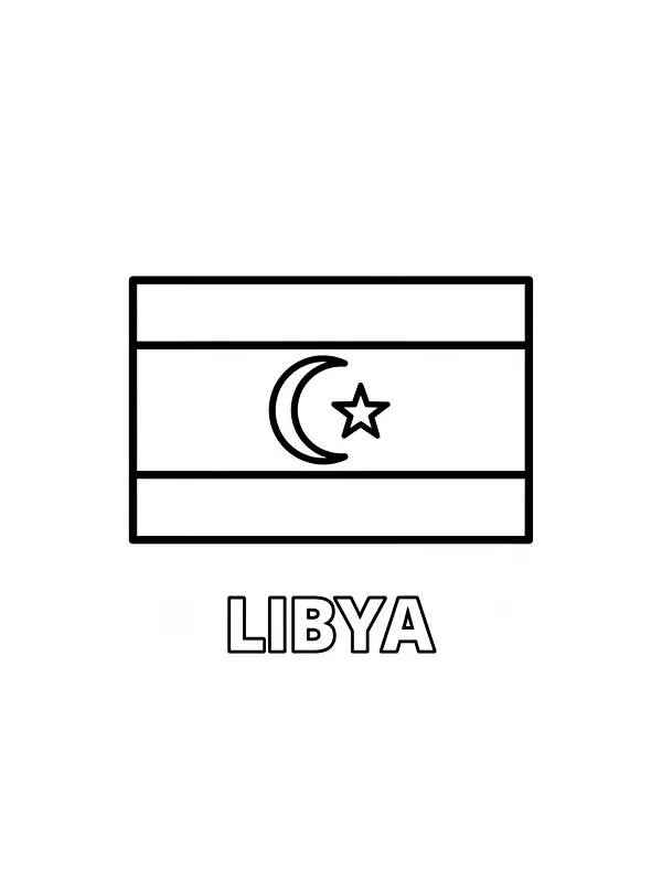 Libyens flagga