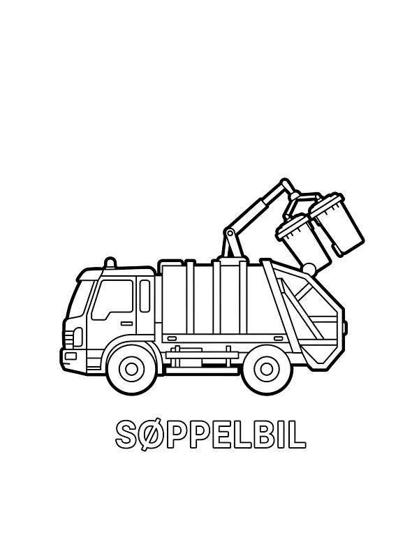 Søppelbil med heisekran, underkategori