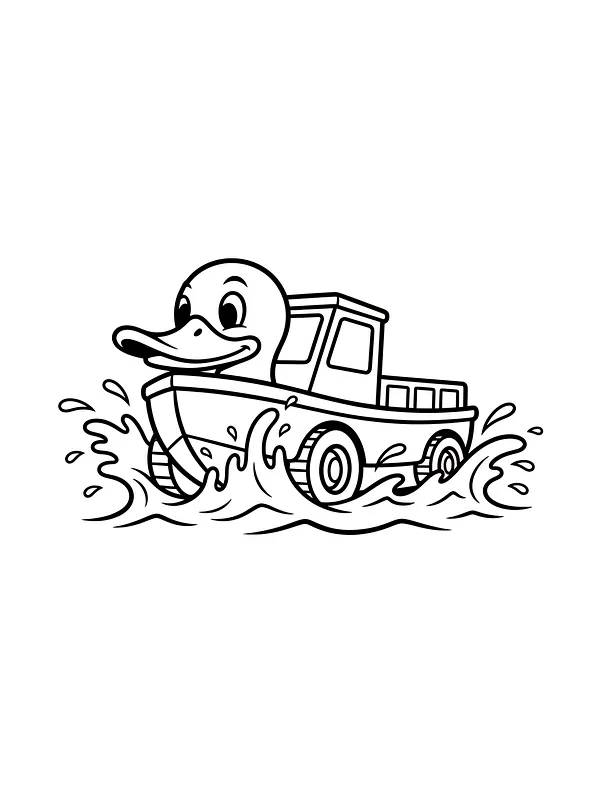 German translation:  
Entenboot im Wasser, Unterkategorie