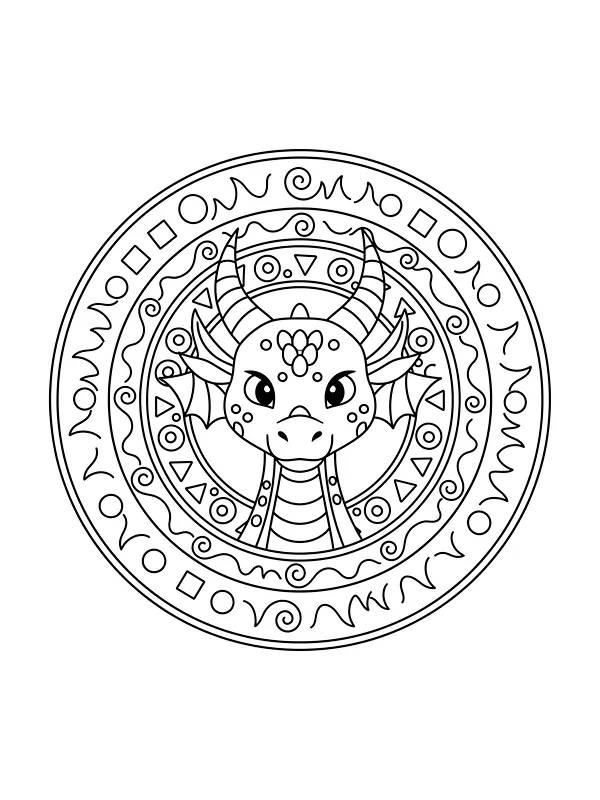 Mandala dragehode