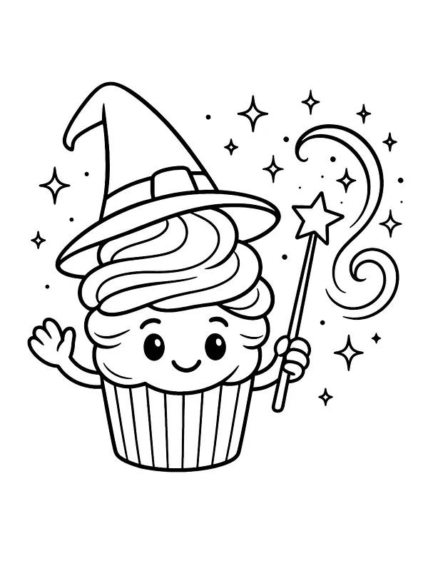 Muffins med flossehatt