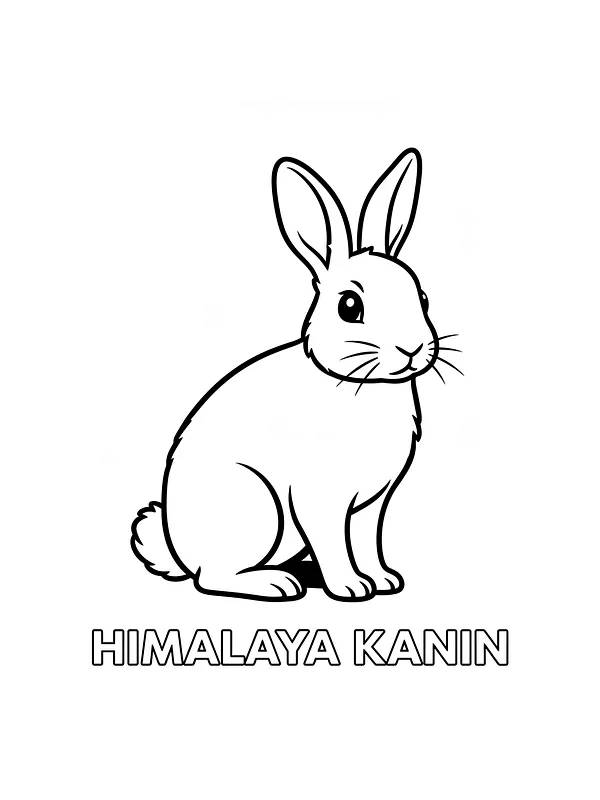 Himalaya kanin sittende
