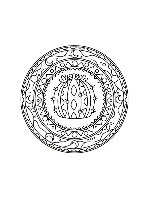 Mandala mit künstlerischen Mustern, Unterkategorie