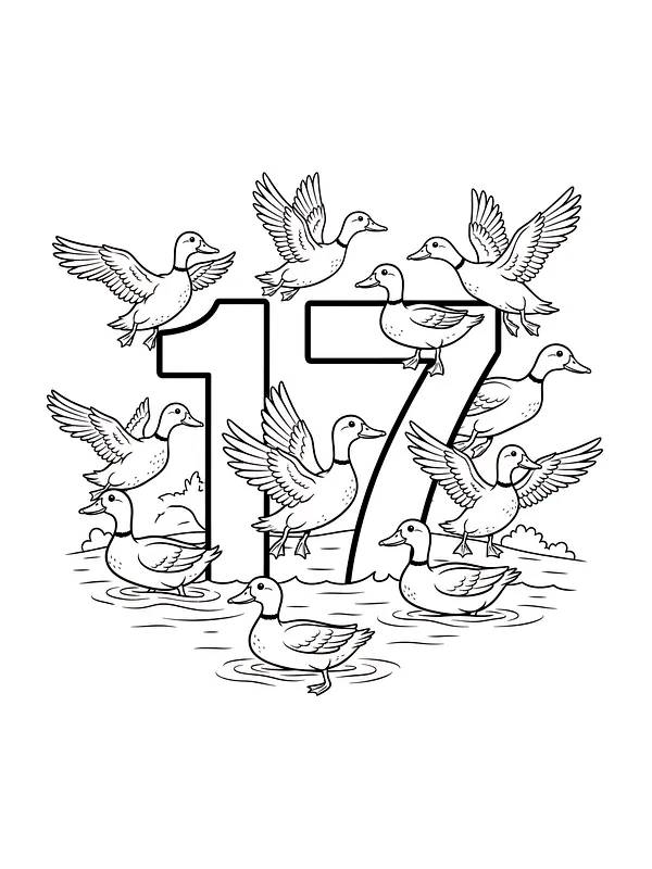 German translation:
Enten rund um die Nummer 17, Unterkategorie