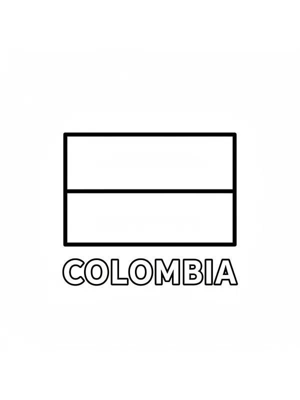 Colombias flagga