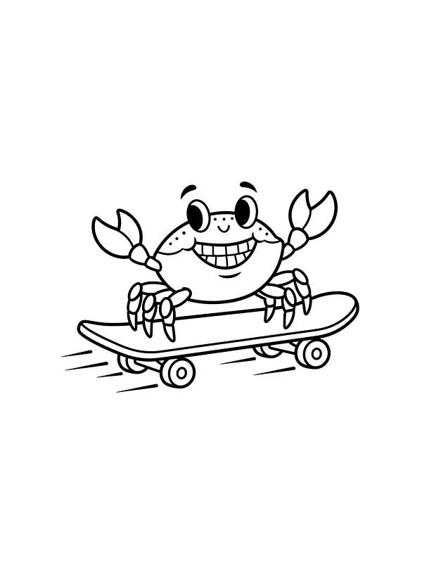 Krabbe på skateboard, underkategori