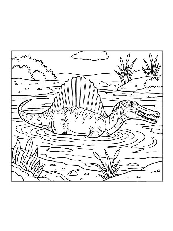 Spinosaurus i vann, underkategori