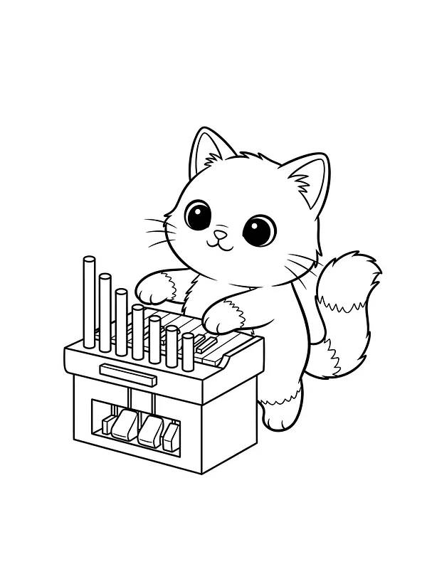 Katt som spiller orgel, underkategori