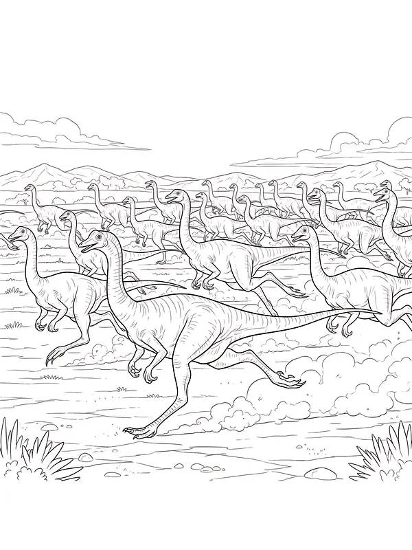 Dinosaurer som løper, underkategori