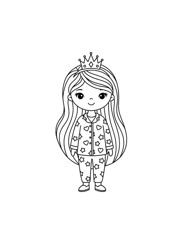 Prinsesse i pyjamas og krone, underkategori