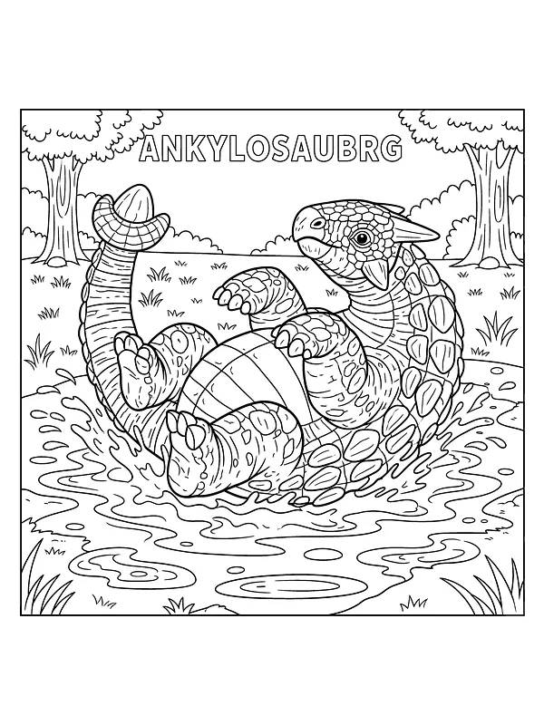Ankylosaurus i sump, underkategori