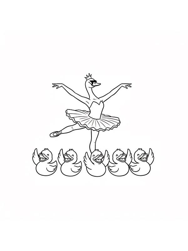 Svane som ballerina med små ender, underkategori