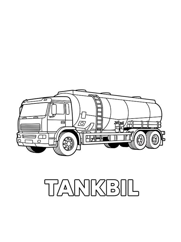 Tankbil for fargelegging, underkategori