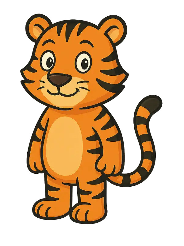 forskjellige motiver av tigere for å illustrerer underkategorien tiger