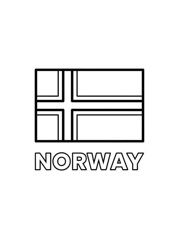 Norges flagga