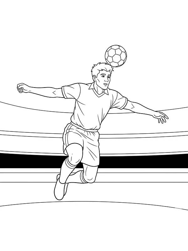 Fotballspiller stanger ball, underkategori